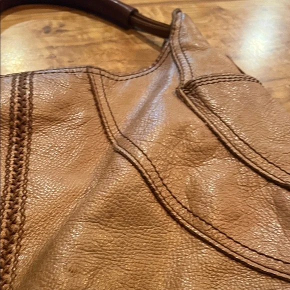 Lucky Brand Tan Leather Hobo Bag - Picture 6 of 16